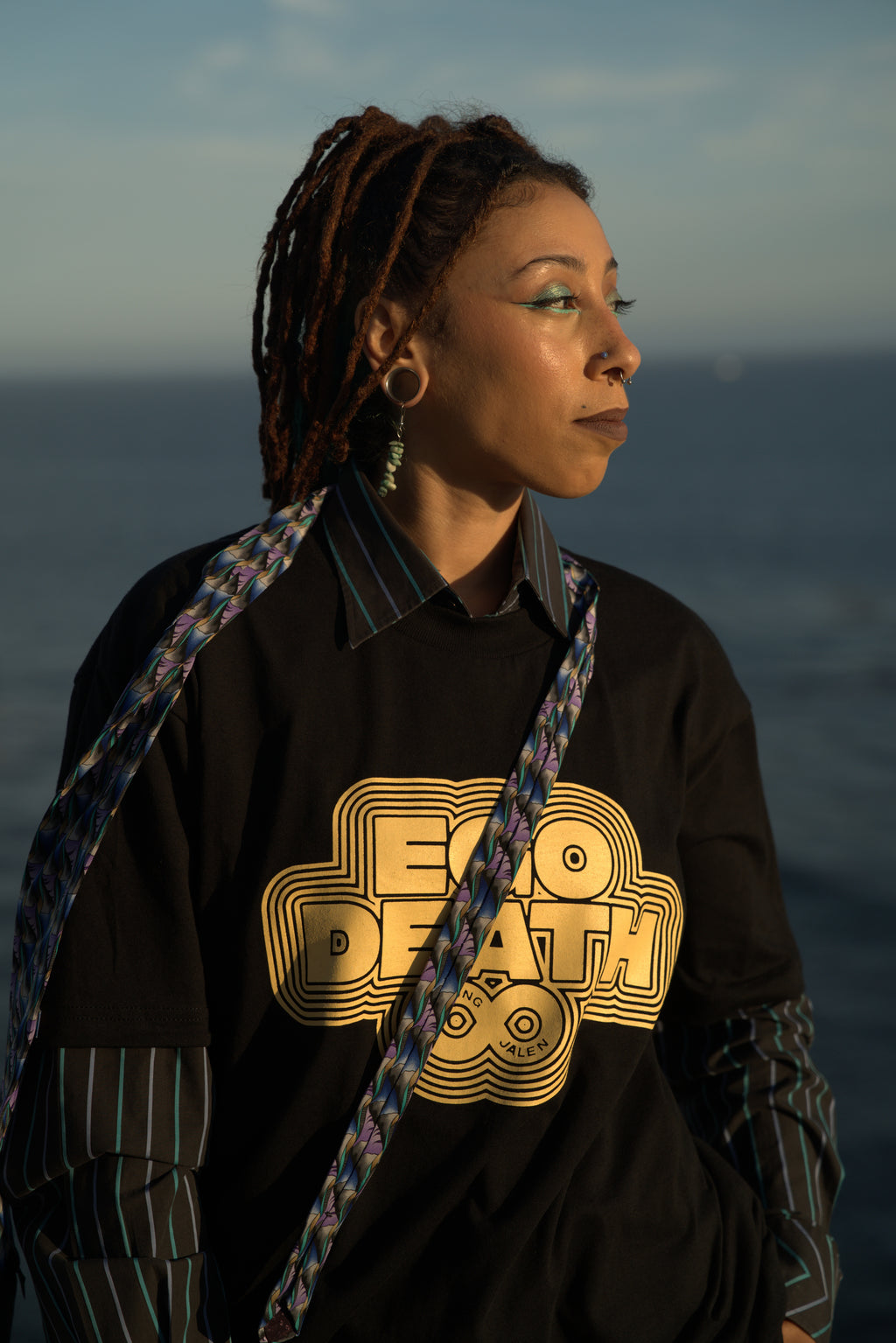 Black Ego Death Pro-Club T-Shirt