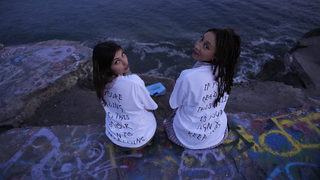 White Ego Death Pro-Club T-Shirt